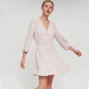 Aritzia Babaton  Long Sleeve Button Up Kalmin/ Day Dress, Size L